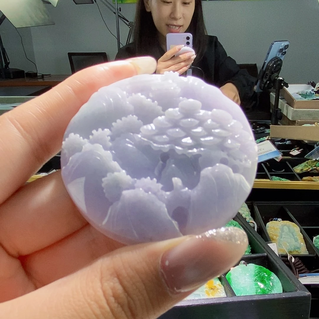 颈饰未镶嵌翡翠翡翠