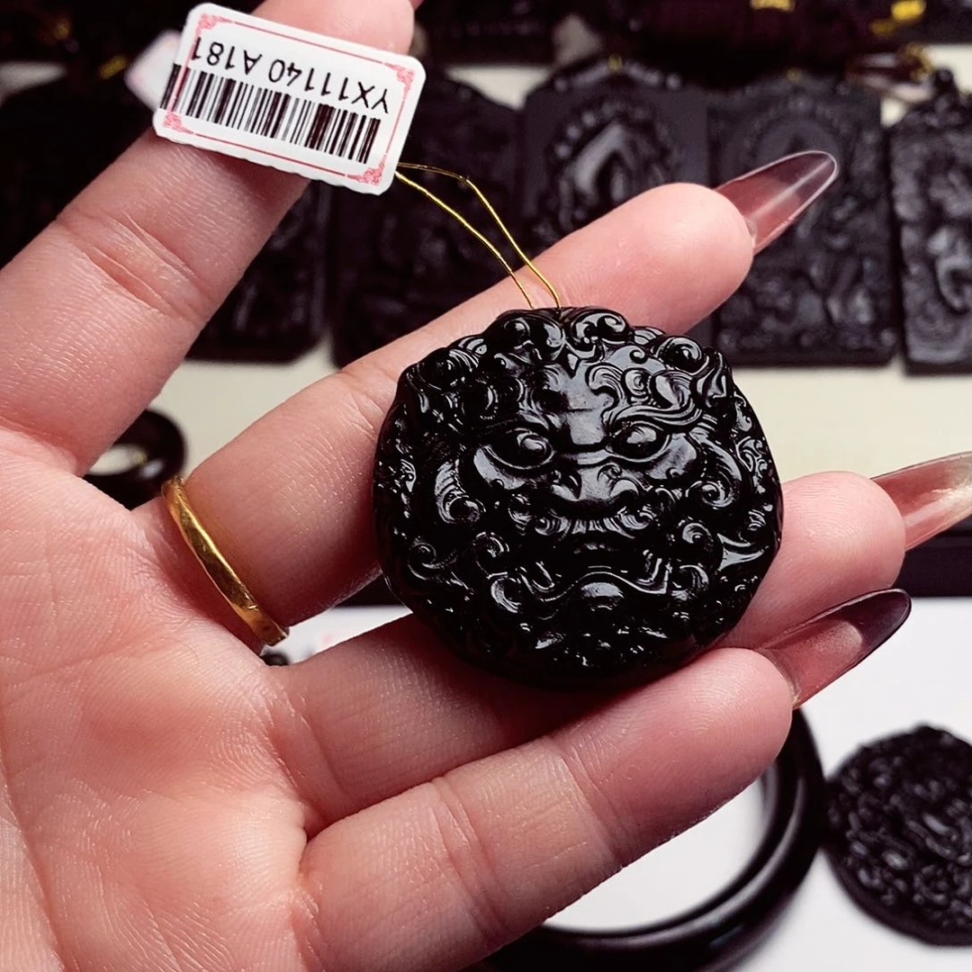 天然缅料A货貔貅挂件181