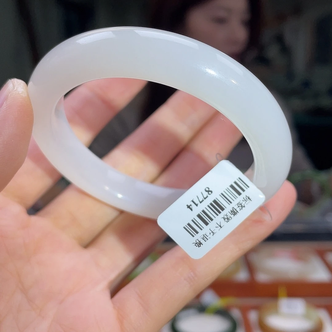 和田玉手镯未镶嵌52.8