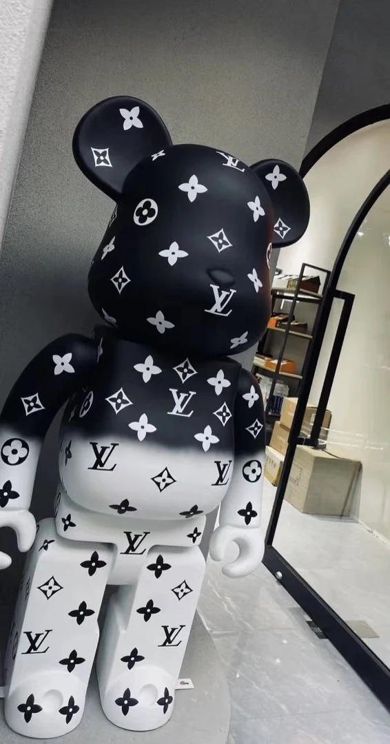 B兔爱心潮玩摆件智能居家饰品电视柜潮玩轻奢简约展示柜摆件