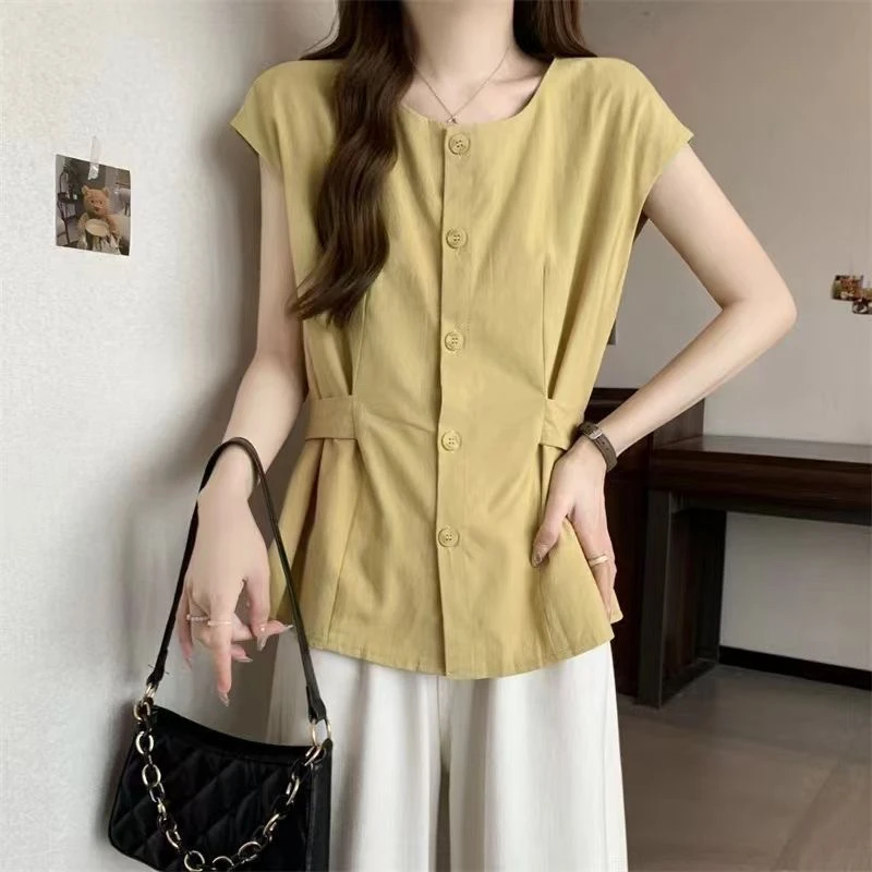 运费全补 法式小衫夏季设计感