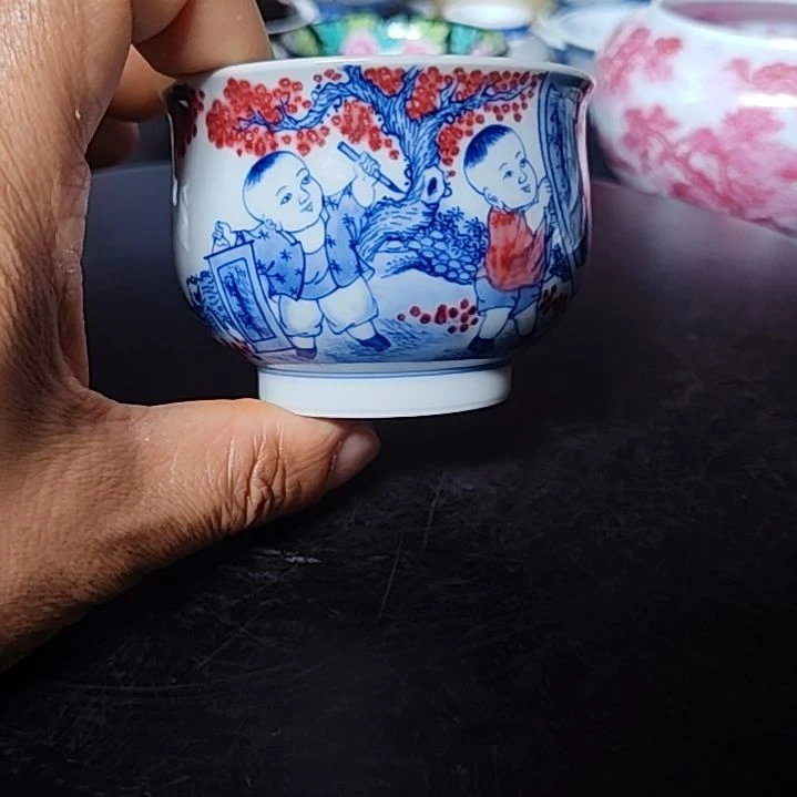 景德镇陶瓷茶具套装摆件杯