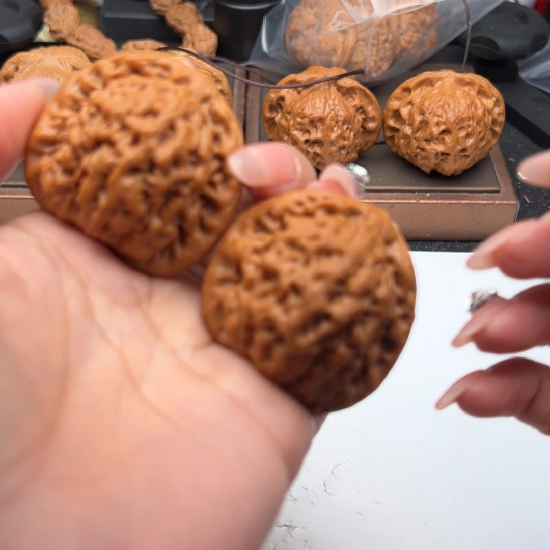 文玩核桃把件金公子44