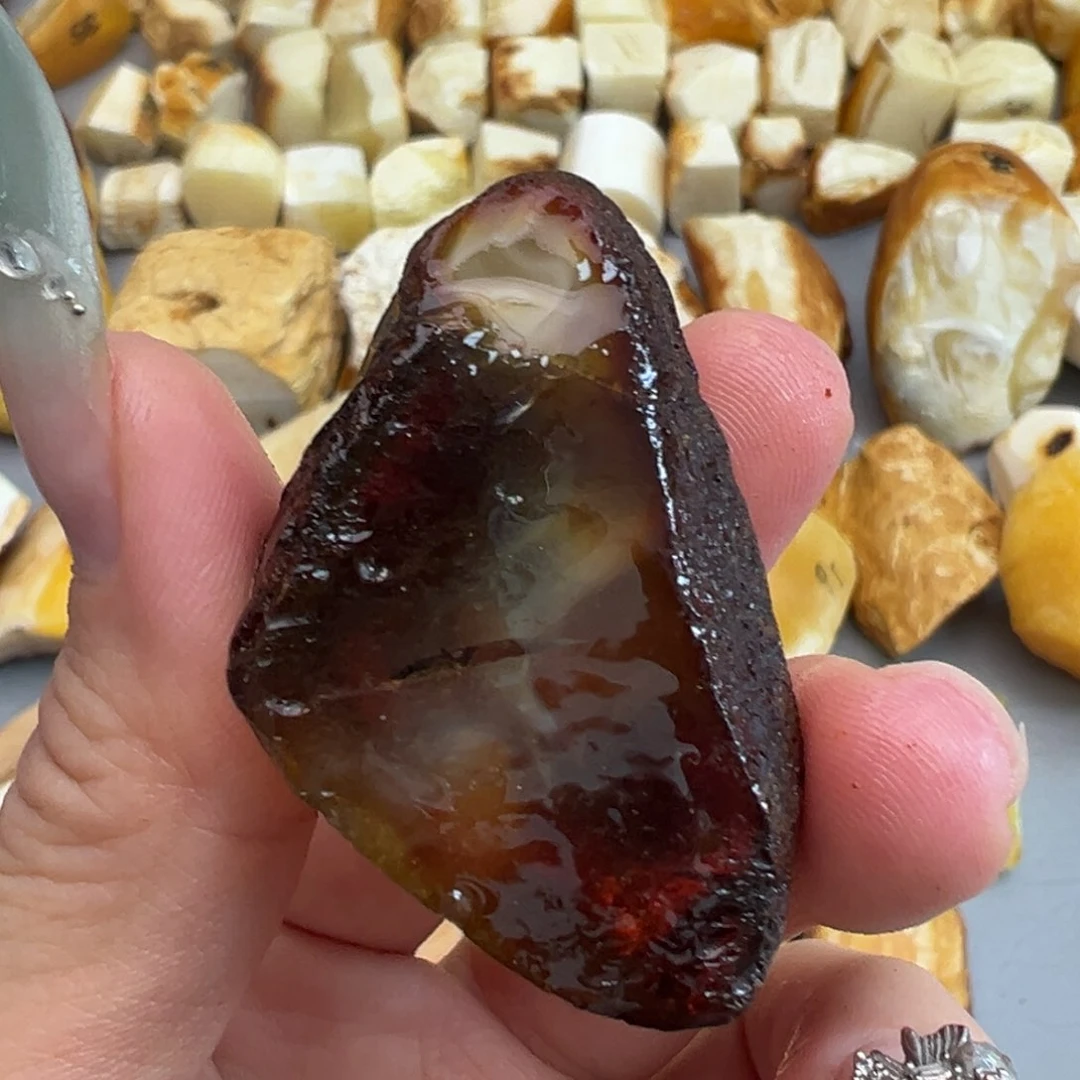 定制琥珀未镶嵌叮*～蜜蜡