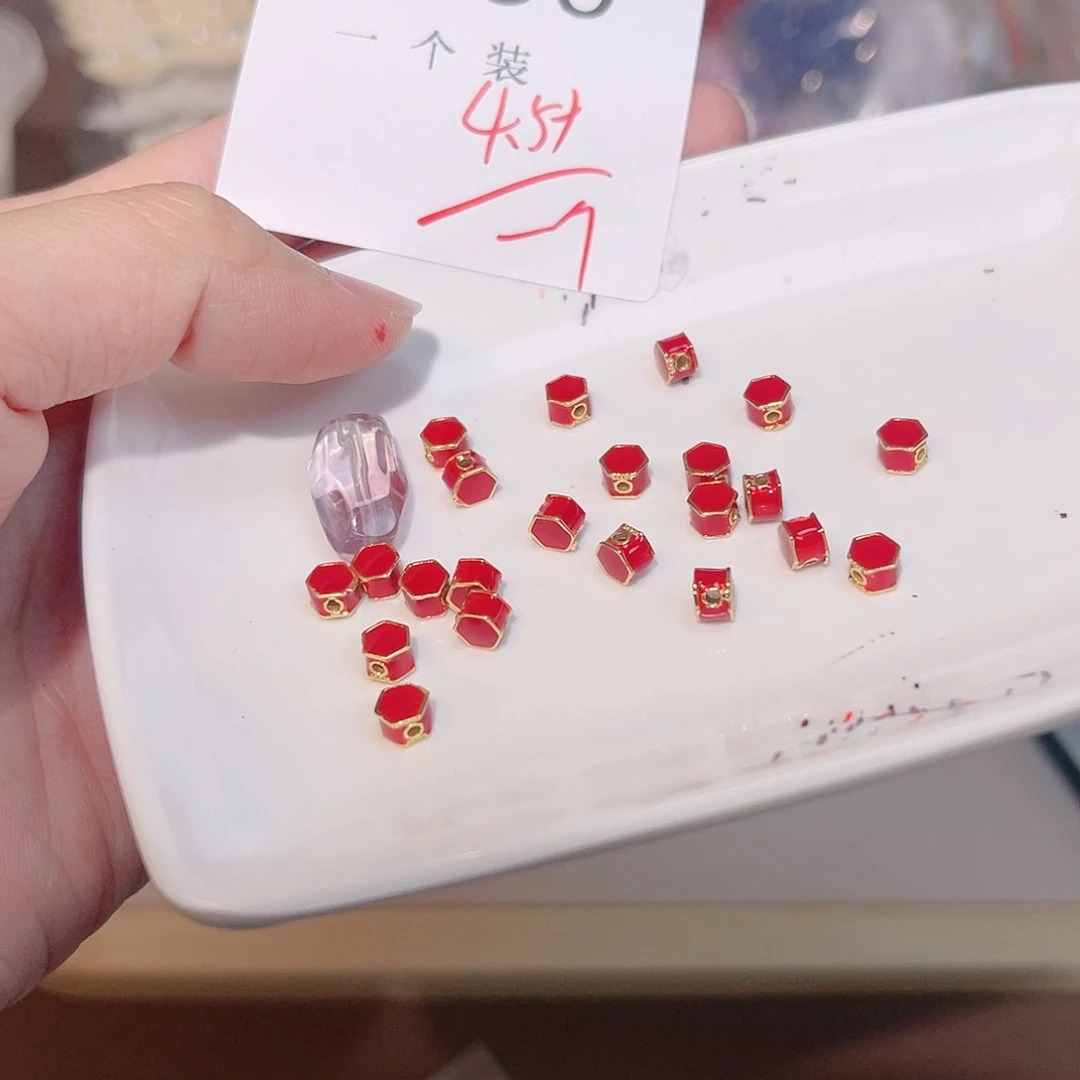 紫晶珠宝半成品银S925镀金镶嵌190