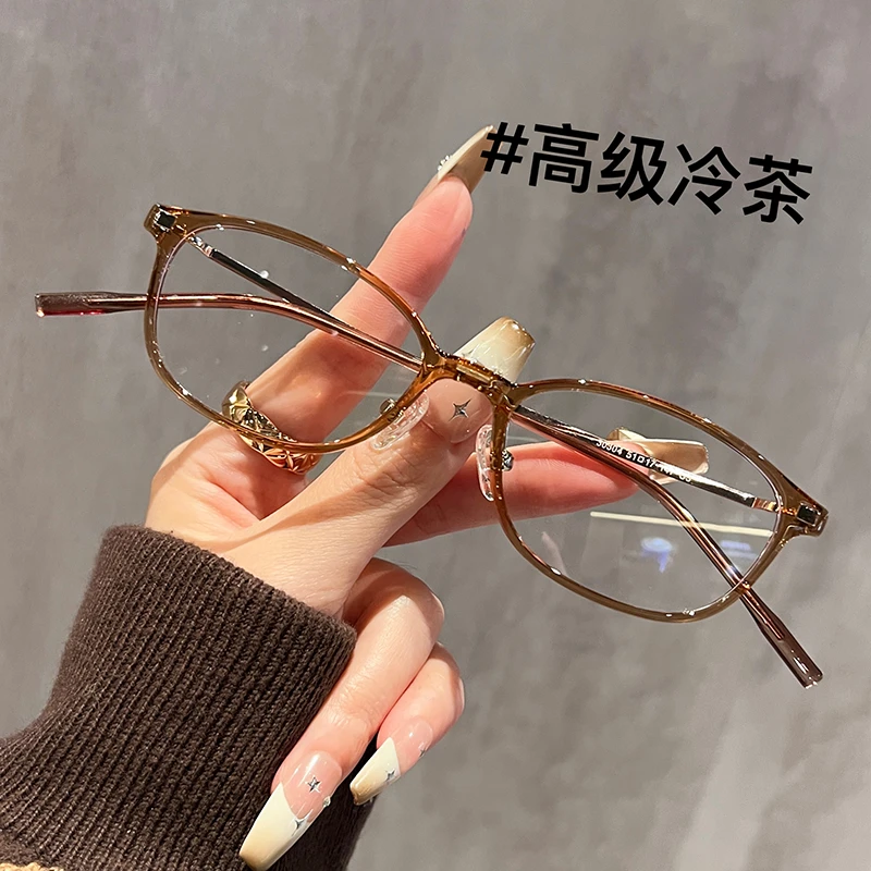 8g超轻TR90小方框眼镜女近视可配高度数散光镜片素颜显白眼睛镜架