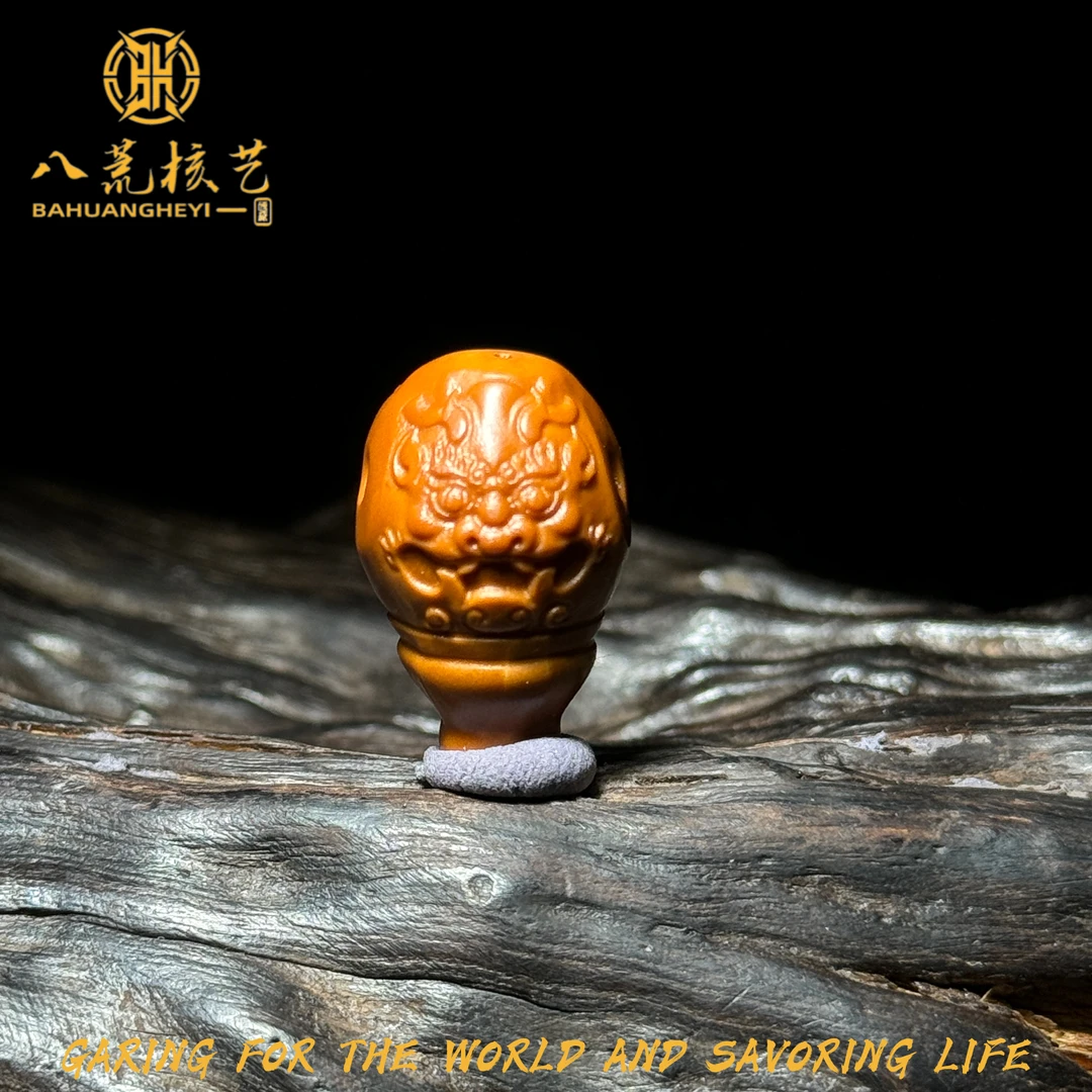 BAHUANG 三通龙头！！橄榄核雕刻文玩！