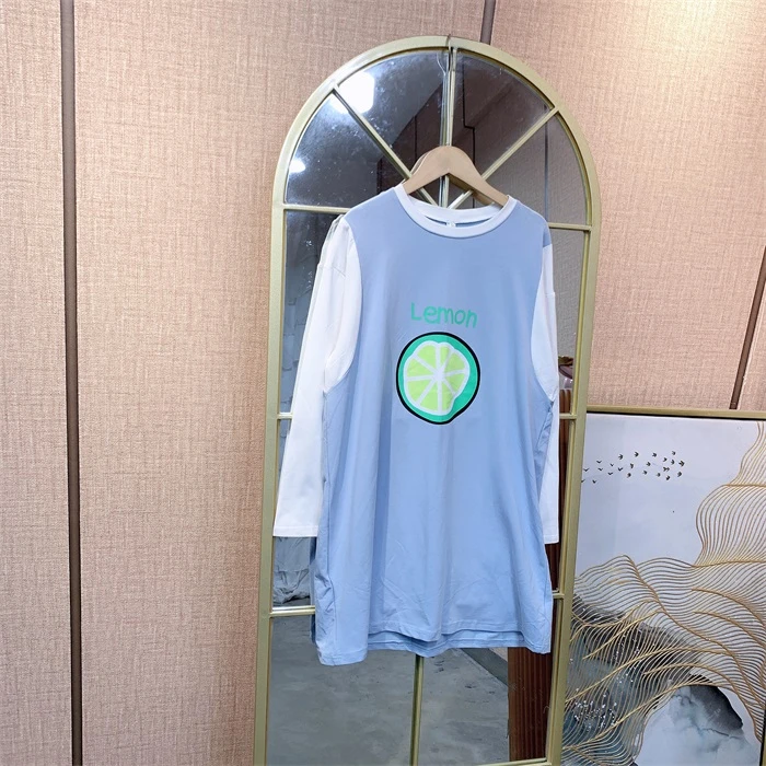 AA363蓝色孕妇衣服 90-120