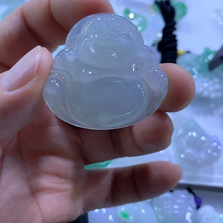颈饰未镶嵌翡翠天然翡翠A货吊坠