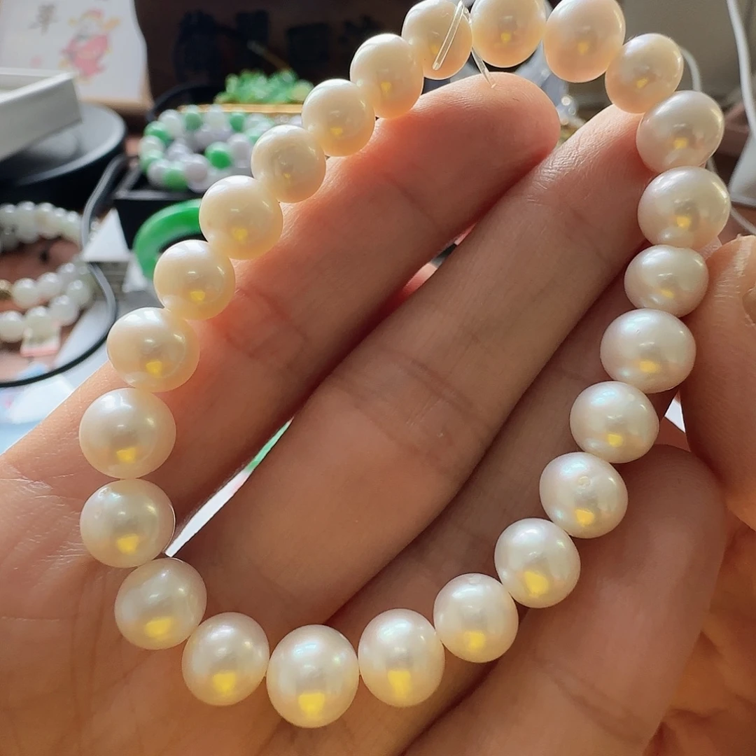 手绳淡水珍珠未镶嵌珍珠100