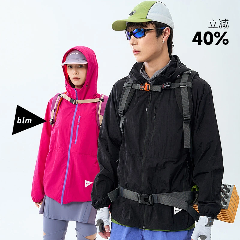 ▶ blm城市机能防晒风衣男女款防紫外线透气薄款运动外套