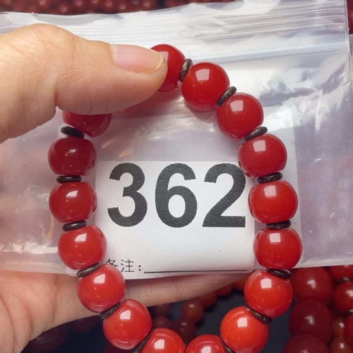 未镶嵌南红玛瑙手链小*