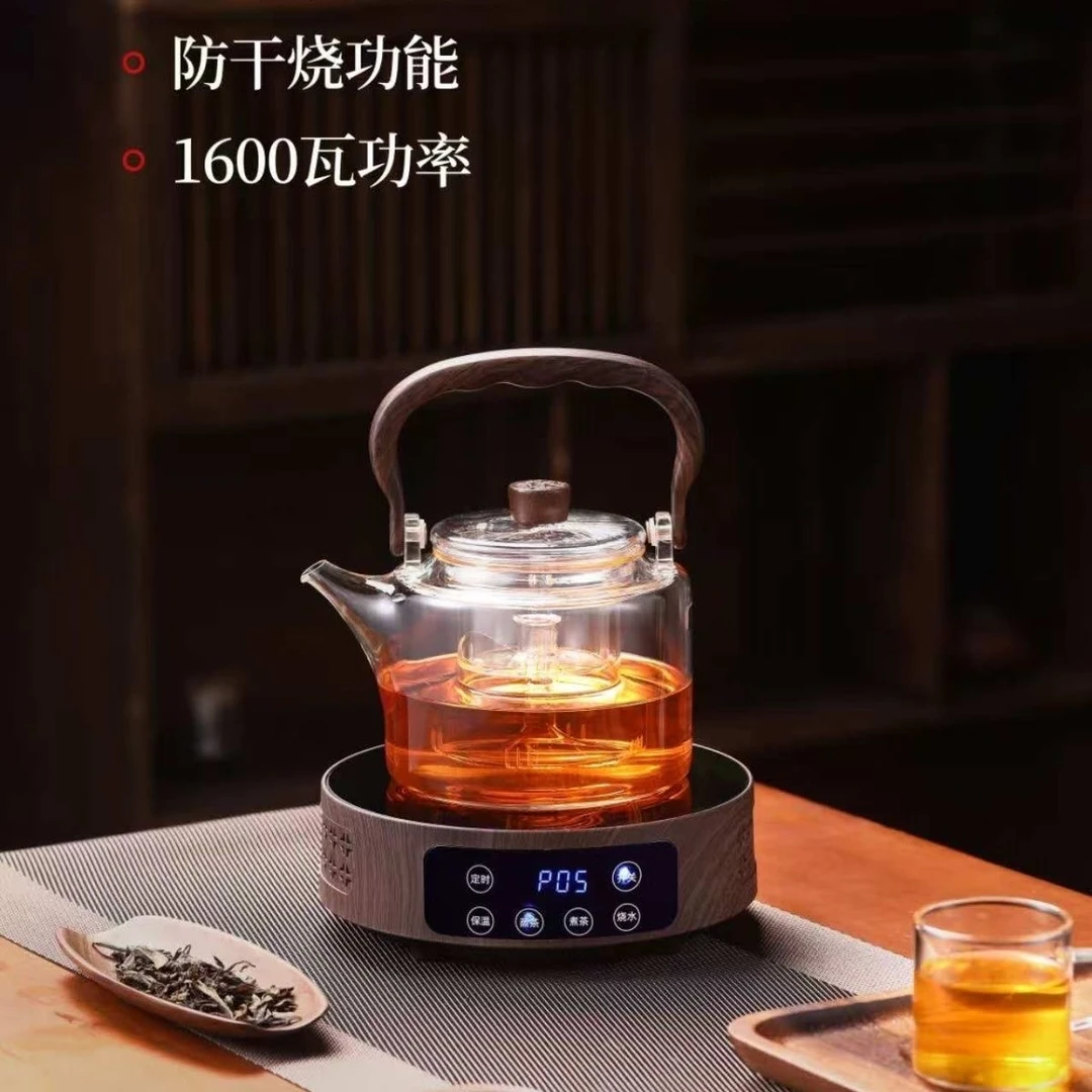 金正电陶炉煮茶器加热烧水煮茶泡茶家用大容量玻璃茶具套装