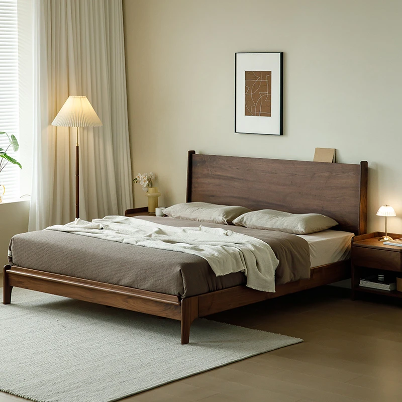 北美黑胡桃木实木床