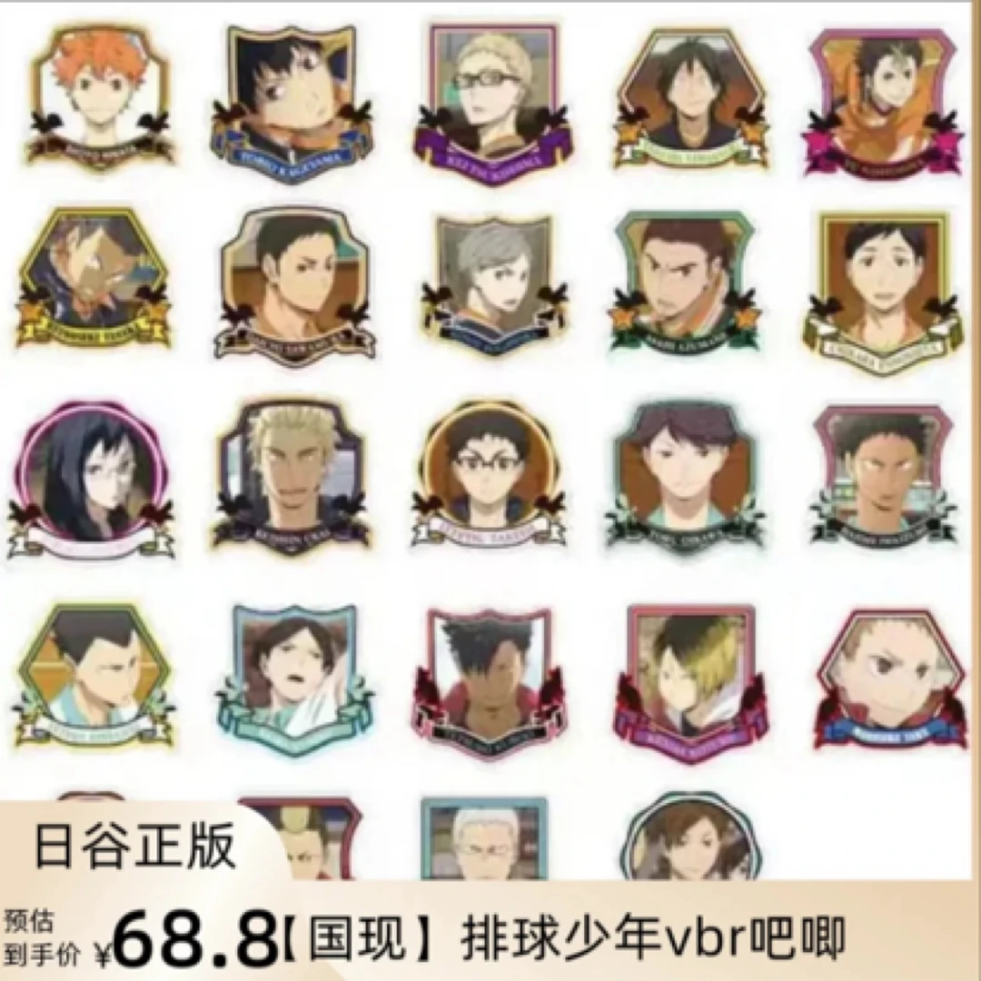 （日谷国现）排球少年vbr亚克力盲盒徽章吧唧