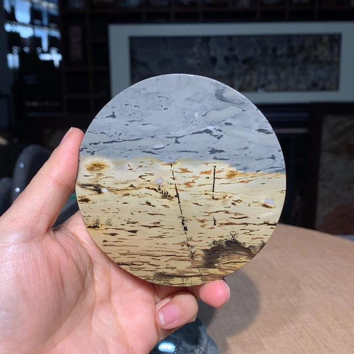 广西国画石摆件，观赏收藏