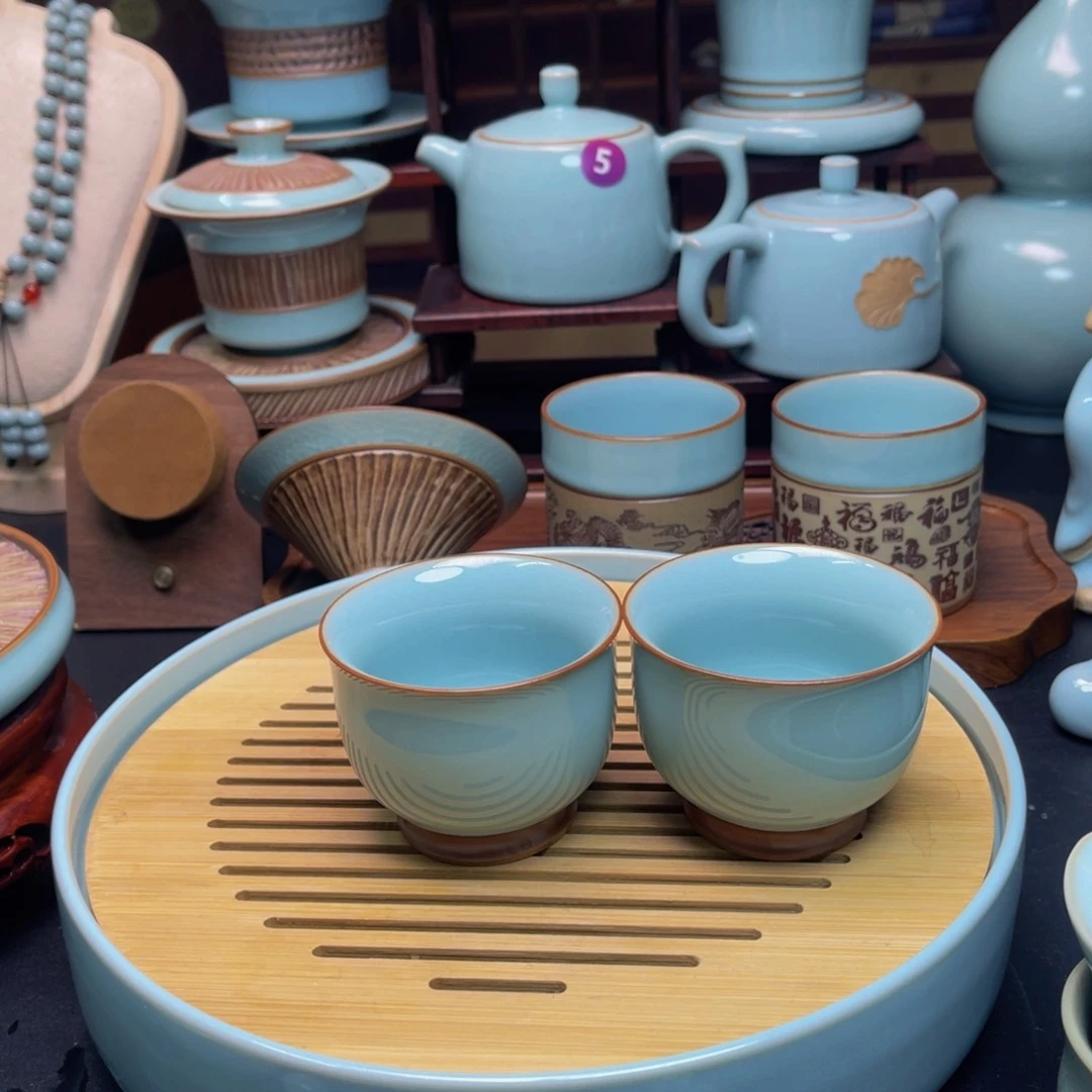 【闪购商品】壶瓷御盏茶器摆件，杯，盖碗，，一个价