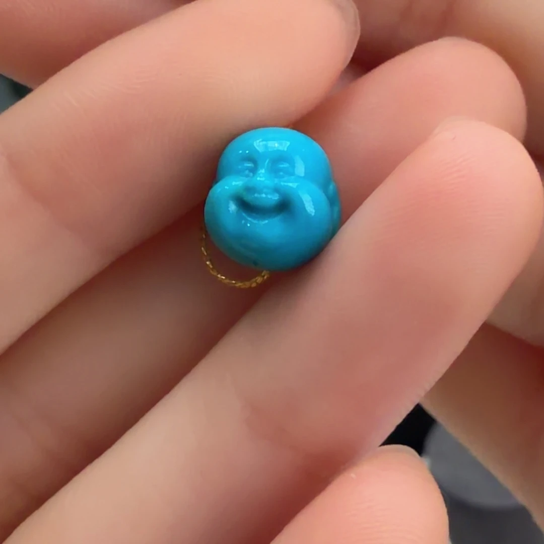 绿松石未镶嵌颈饰