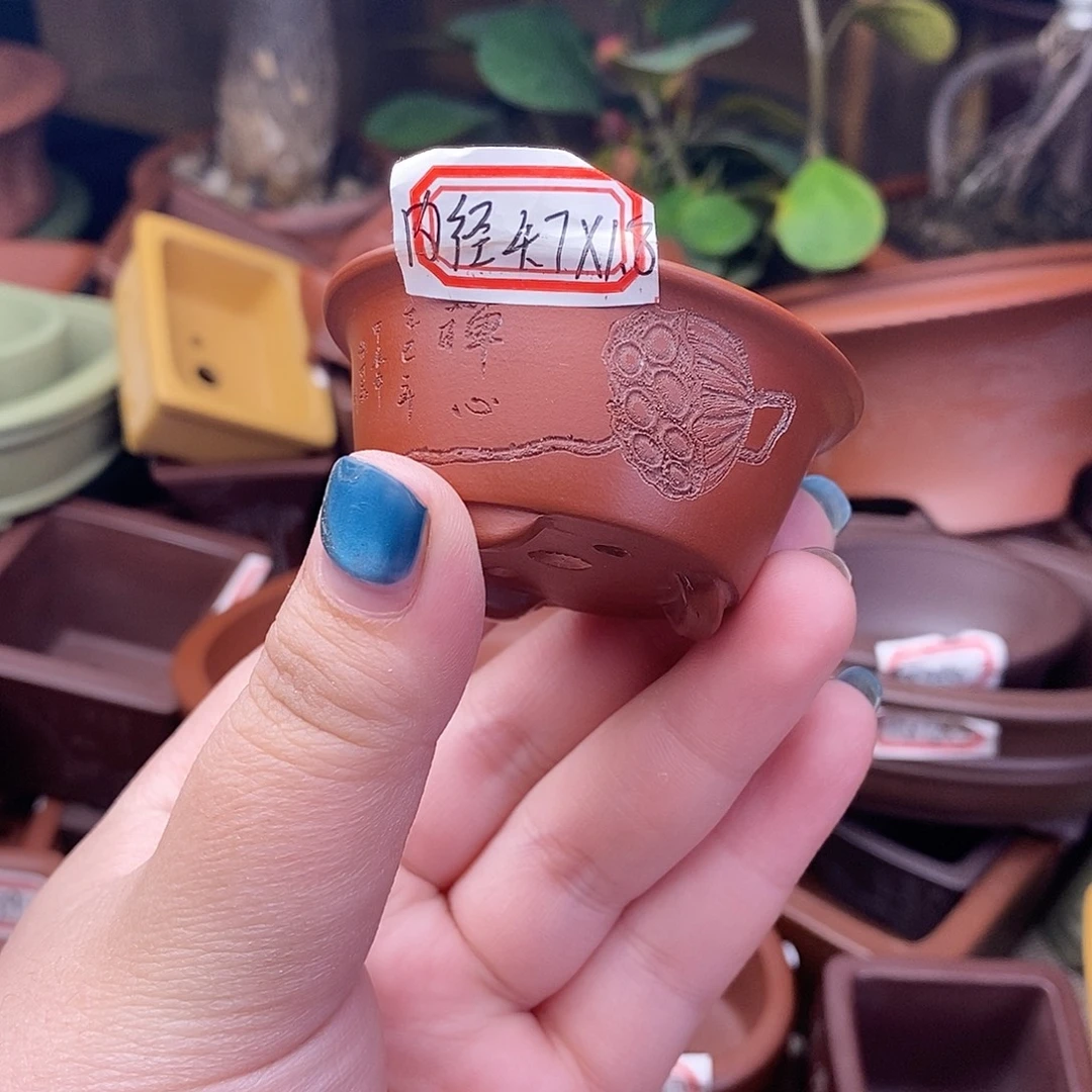 琉璃手工艺品宜兴紫砂精品花盆