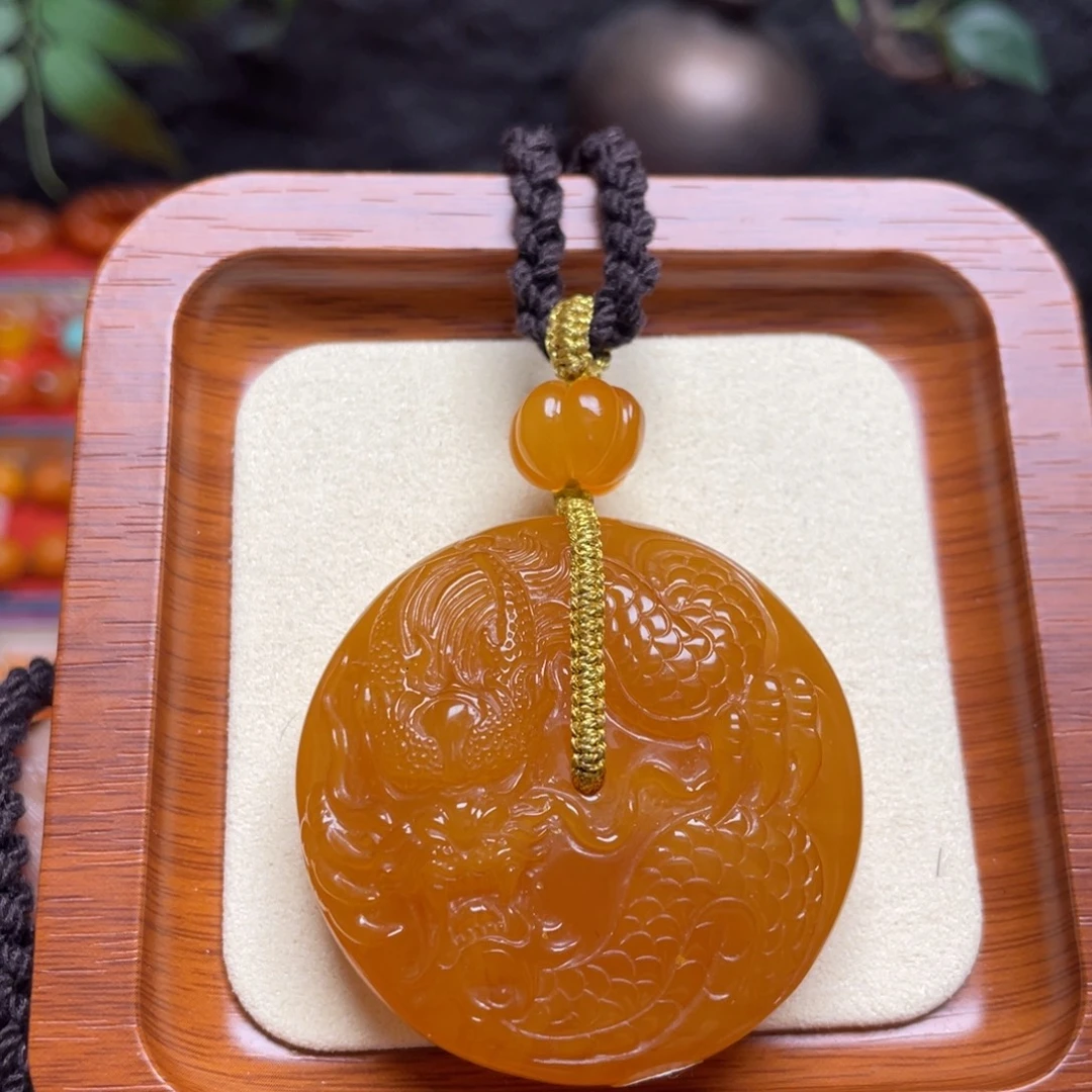 蜜蜡未镶嵌颈饰项链