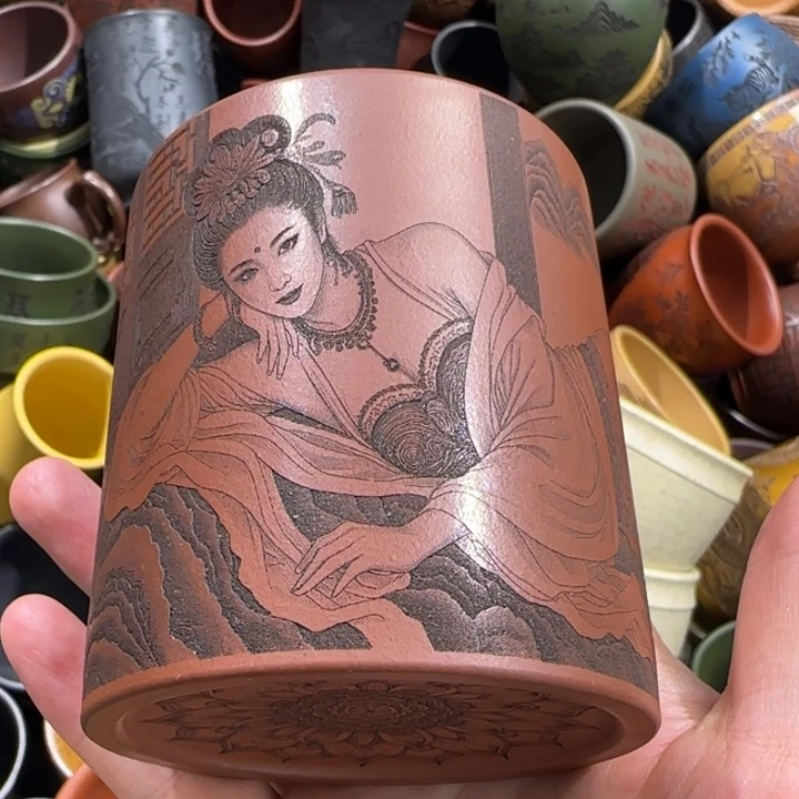 茶杯紫砂全手工紫砂