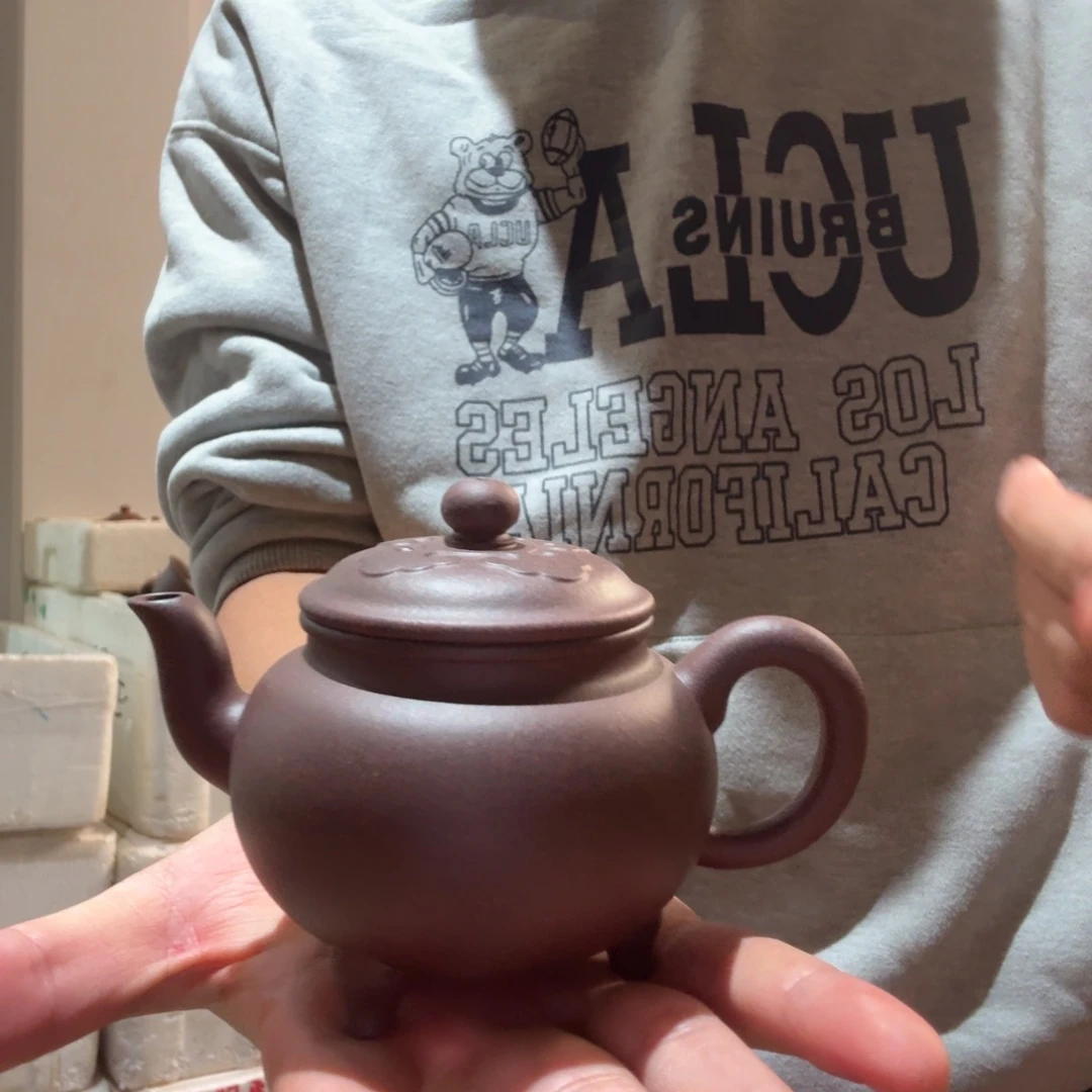 紫砂茶壶原矿原石的制作方法