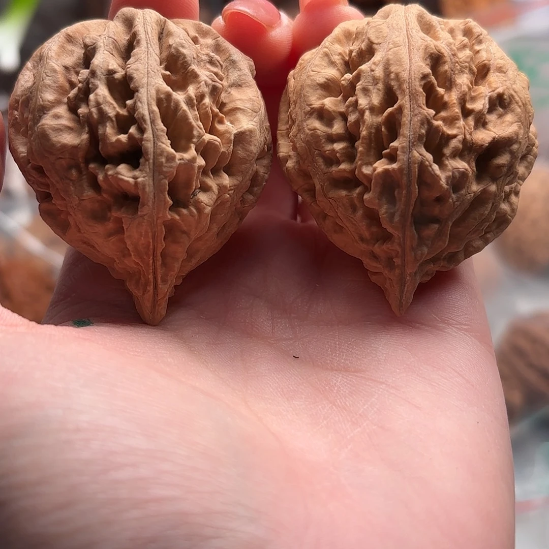 把件文玩核桃小蛙花皮147