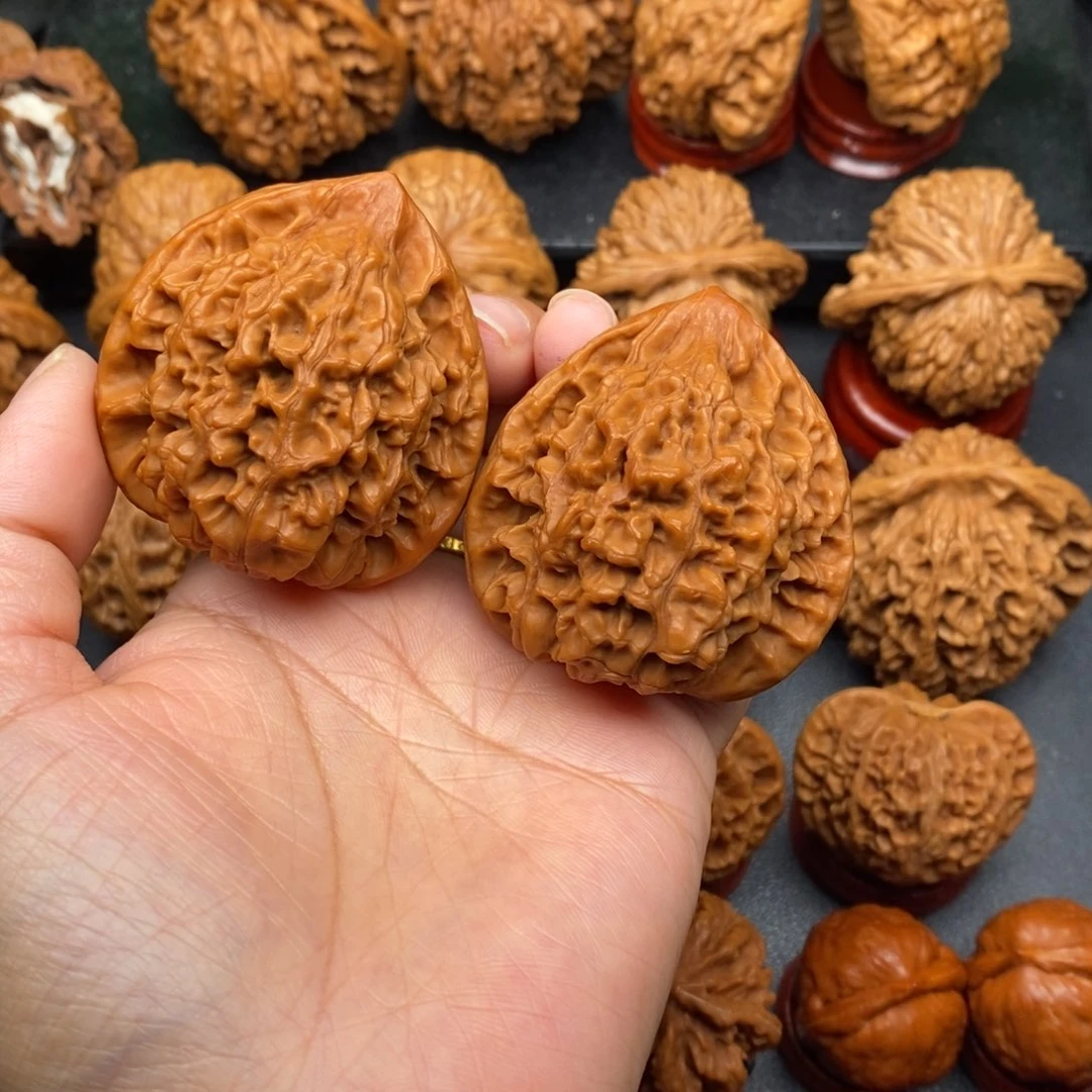 把件文玩核桃46官帽