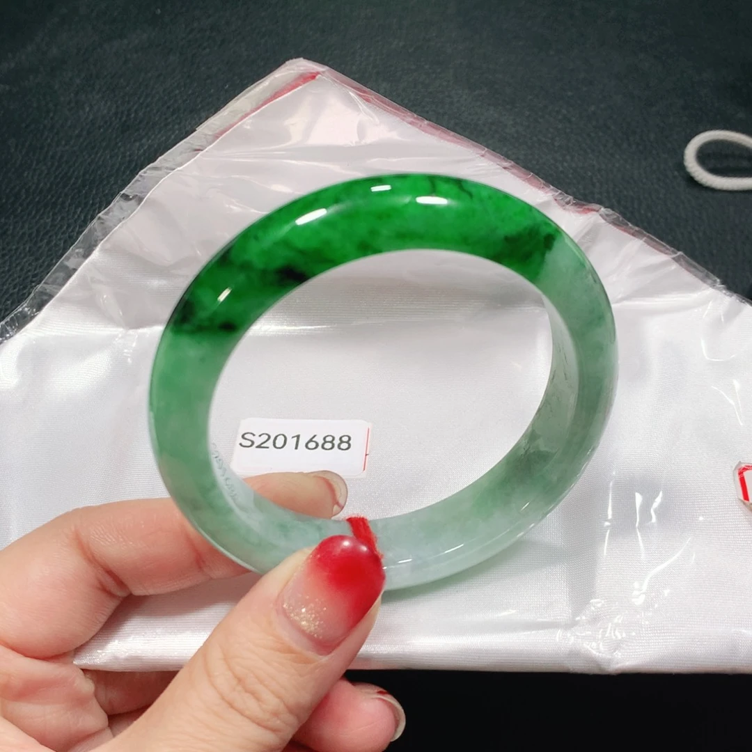 翡翠未镶嵌手镯S201688-03