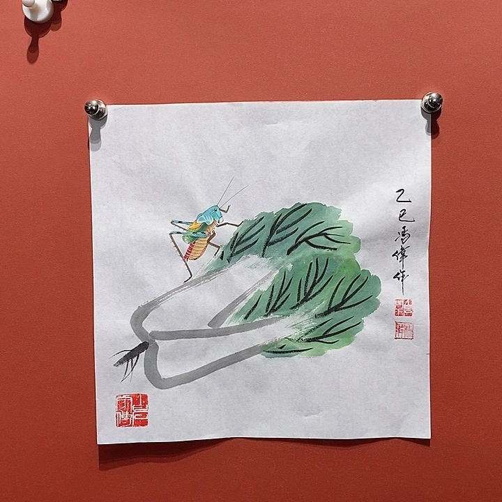 国画冯伟老师手绘国画作品音浩