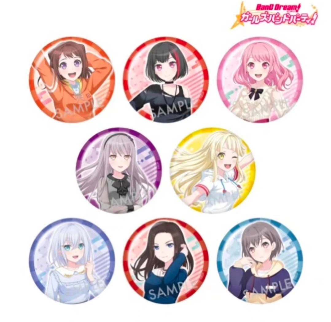 bangdream邦多利 新干线铁路v1吧唧 徽章
