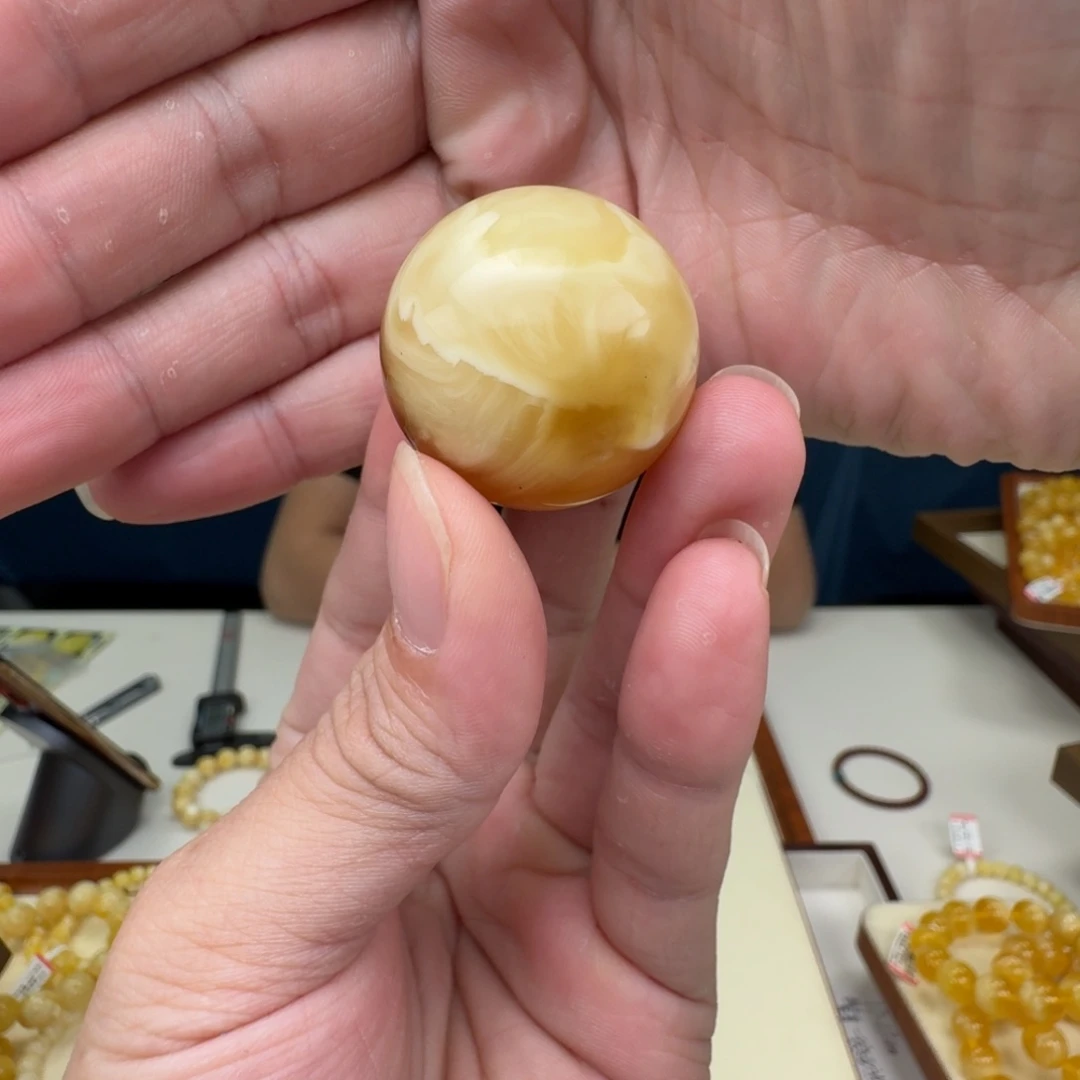 琥珀未镶嵌手链蜜蜡手串