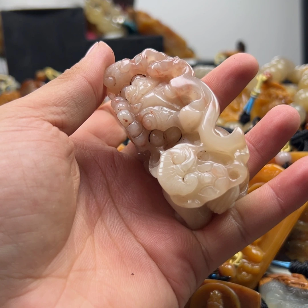 石英质玉（黄龙玉）未镶嵌多选一发货