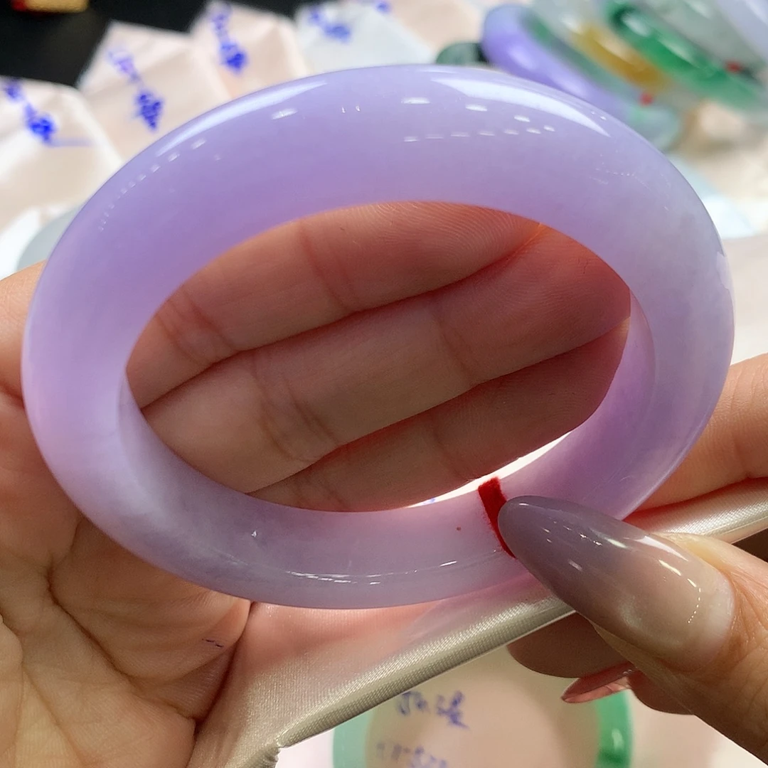 翡翠未镶嵌手镯56.4正