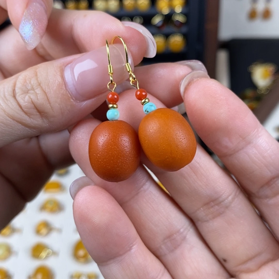 琥珀未镶嵌裸石成品