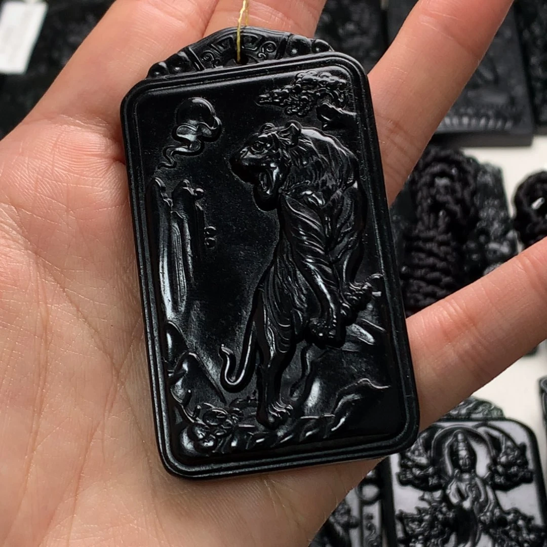 天然a货钢琴黑挂件