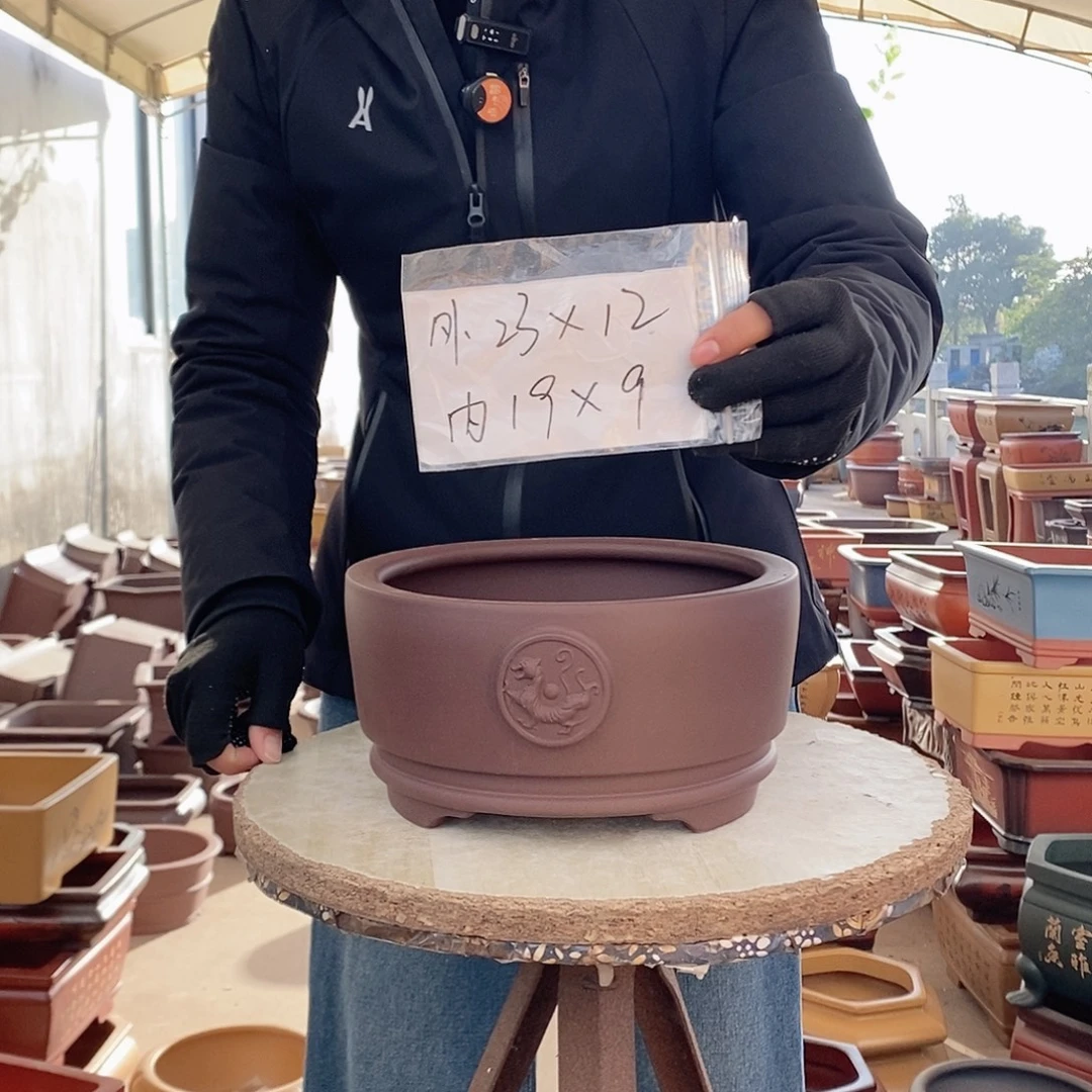 紫砂花盆紫砂花盆