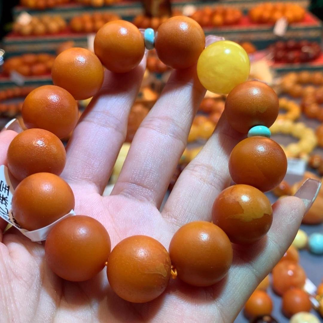 【闪购商品】未镶嵌琥珀手链蜜蜡