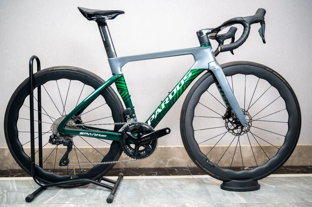 瑞豹全新全碳电变12速油碟公路车