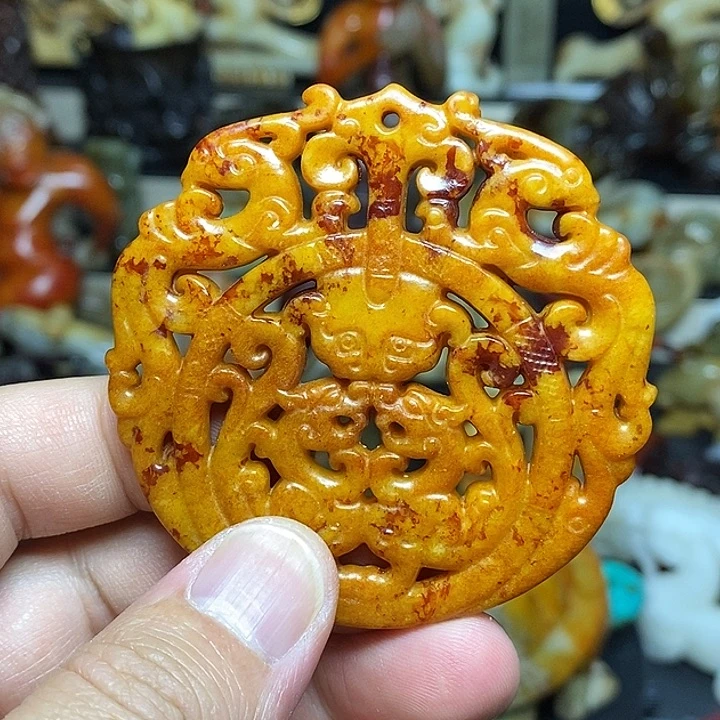 软玉未镶嵌吊坠(不含链)