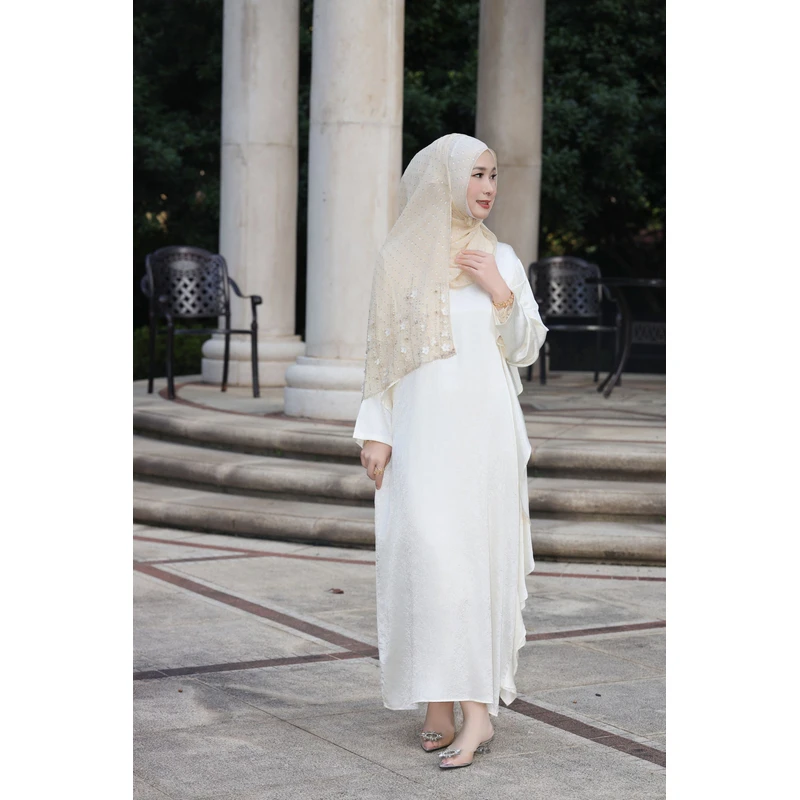 JIAMILA/嘉米拉白色宽松型长款连衣裙  LYQ26060