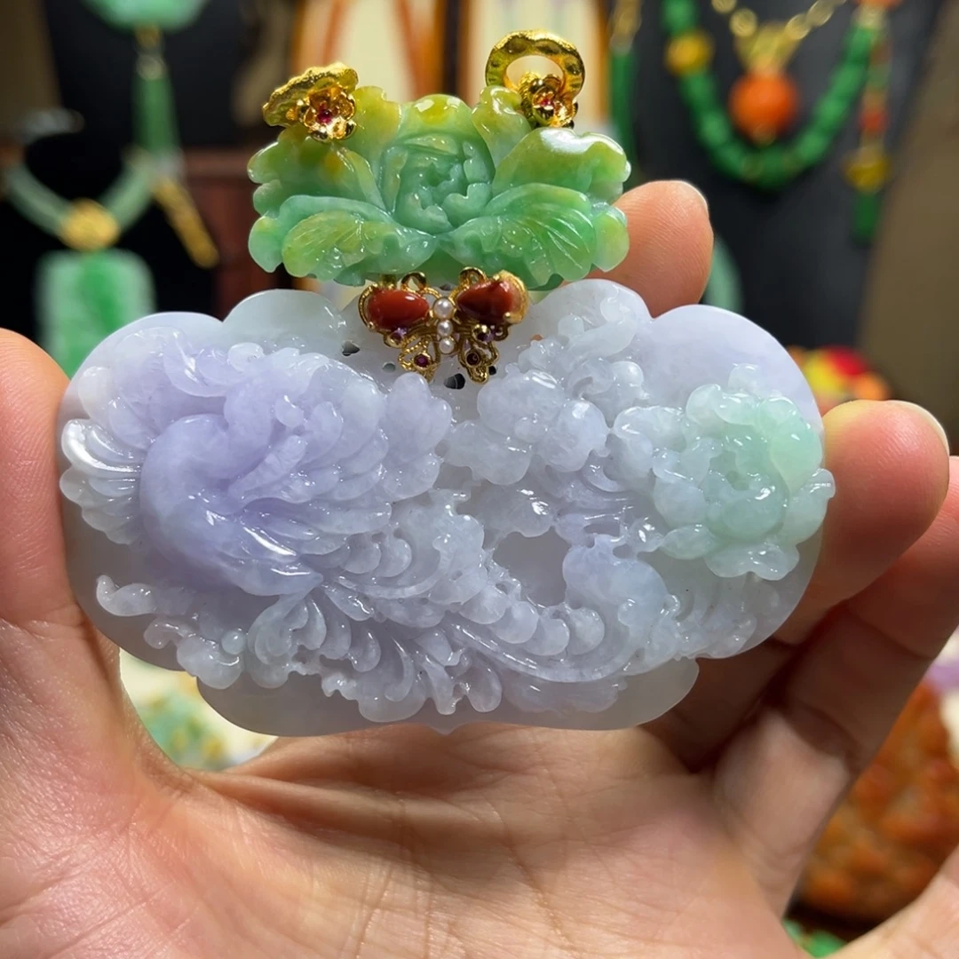 翡翠未镶嵌颈饰天然翡翠