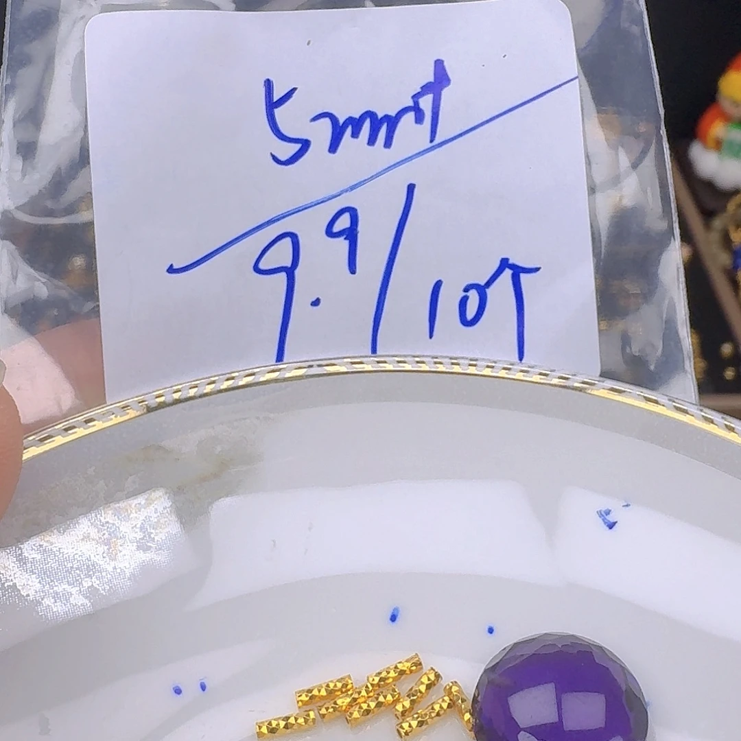 紫晶银S925镶嵌颈饰紫水晶925镶嵌46