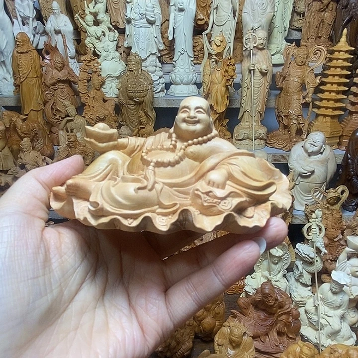 知***乐柏木（崖柏）弥勒佛