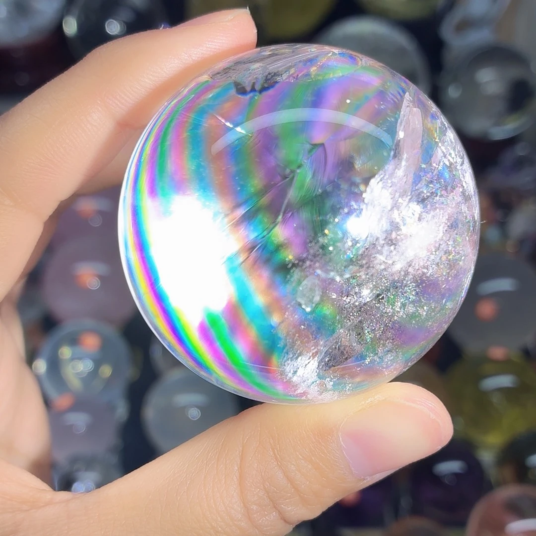 未镶嵌水晶珠宝半成品粉阿塞55