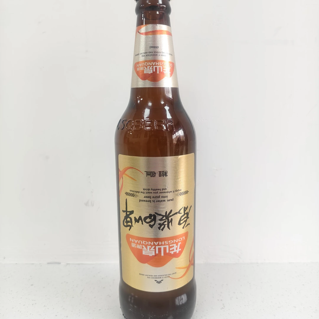 LONGSHANQUAN/龙山泉原浆白啤10.5度 480ml/瓶