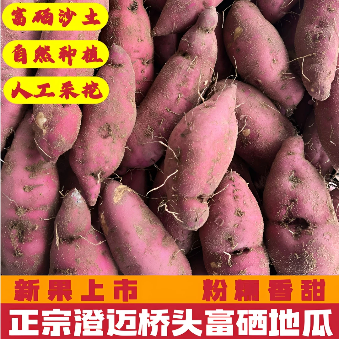 【家庭果】正宗海南澄迈桥头富硒地瓜板栗沙地红薯番薯优质产地直发
