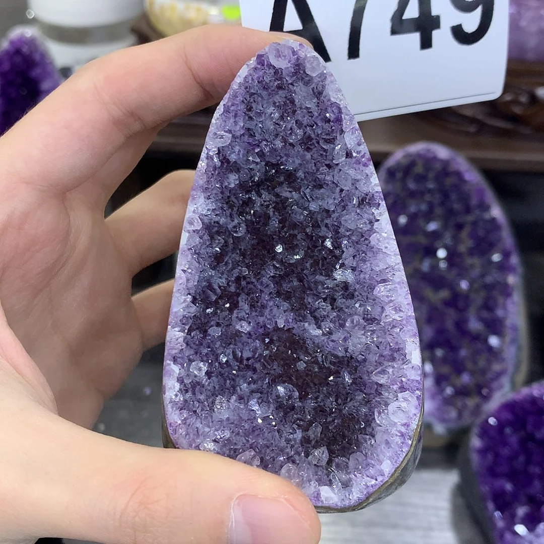 紫晶珠宝半成品未镶嵌749