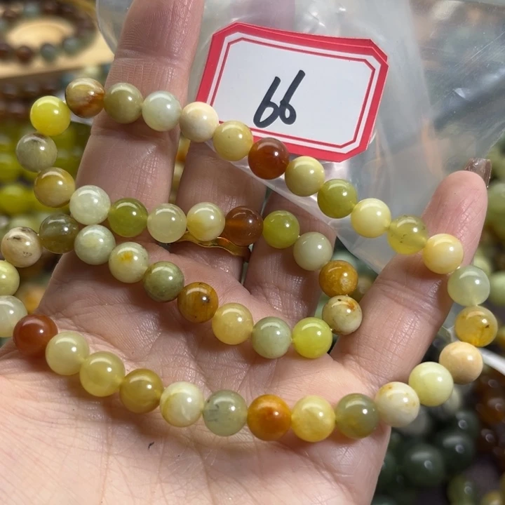 蛇纹石玉未镶嵌手链