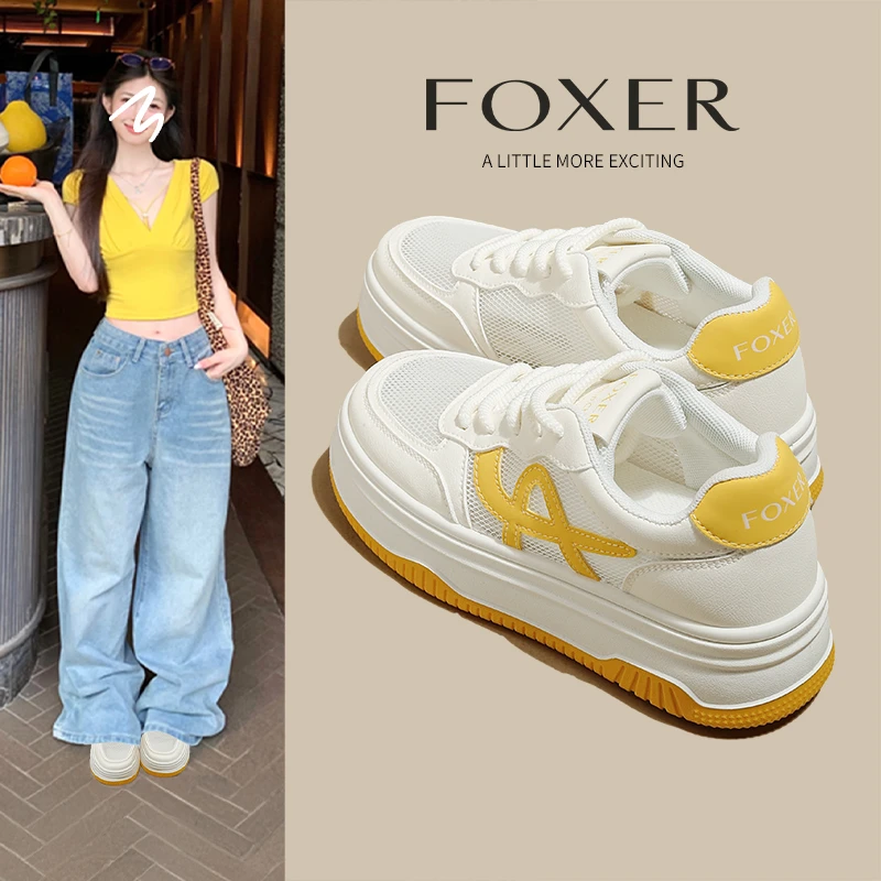 厚底小白鞋女2025夏季新款潮流百搭小众休闲板鞋网面透气运动女鞋